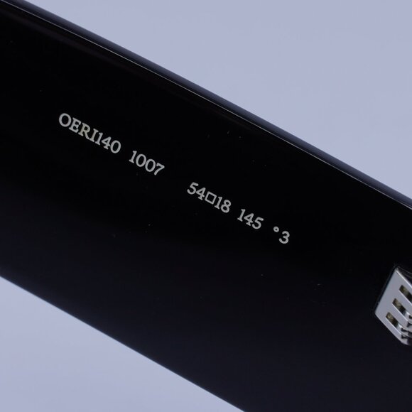 Off-White OERI140 TROY 1007 Sunglasses Black Rectangle Frame, Dark Grey Lenses - Picture 7 of 9